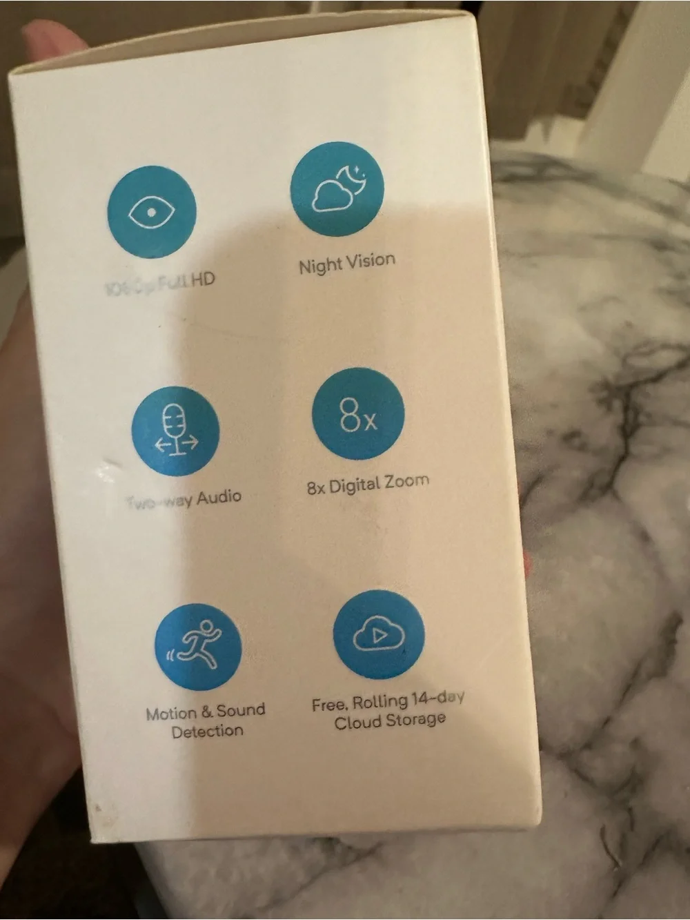 Wyze Cam Indoor WiFi Camera - White and Black Accents